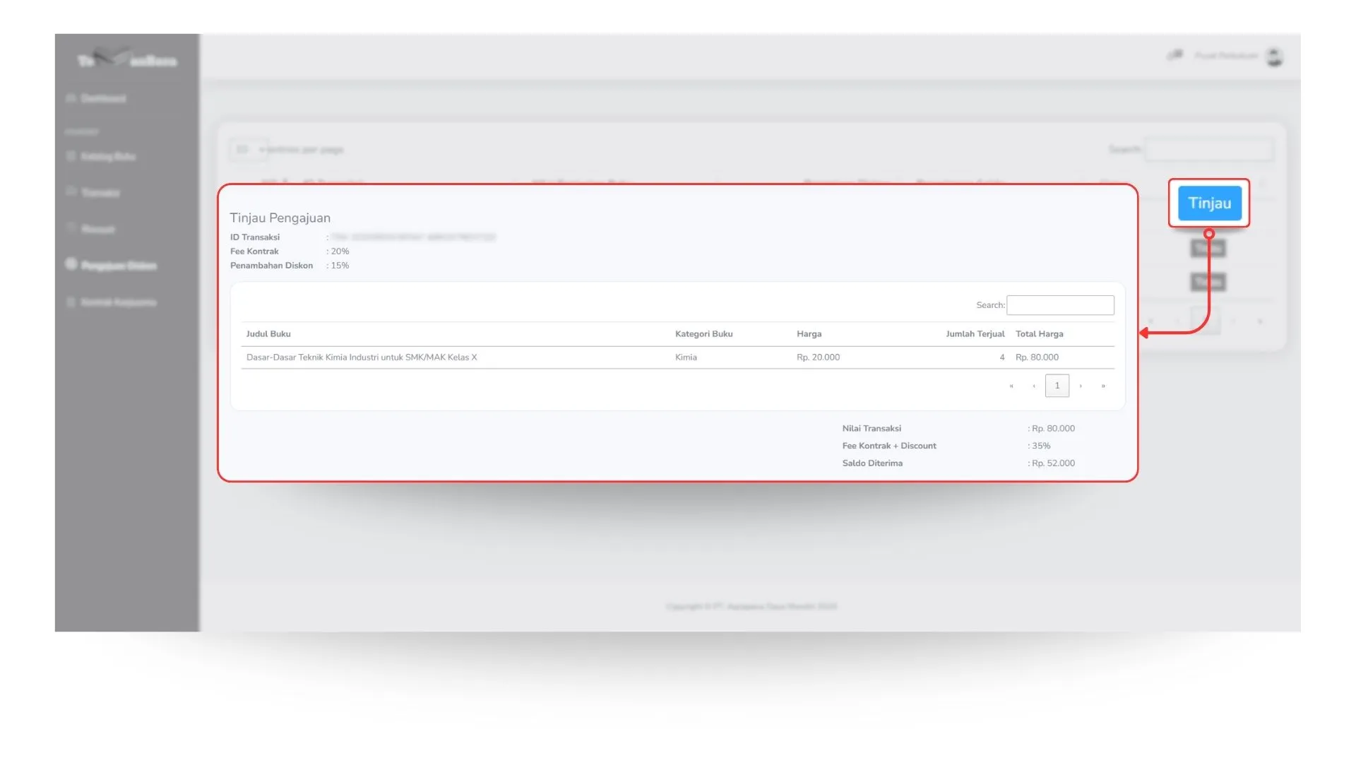 Detail Tinjau Pengajuan