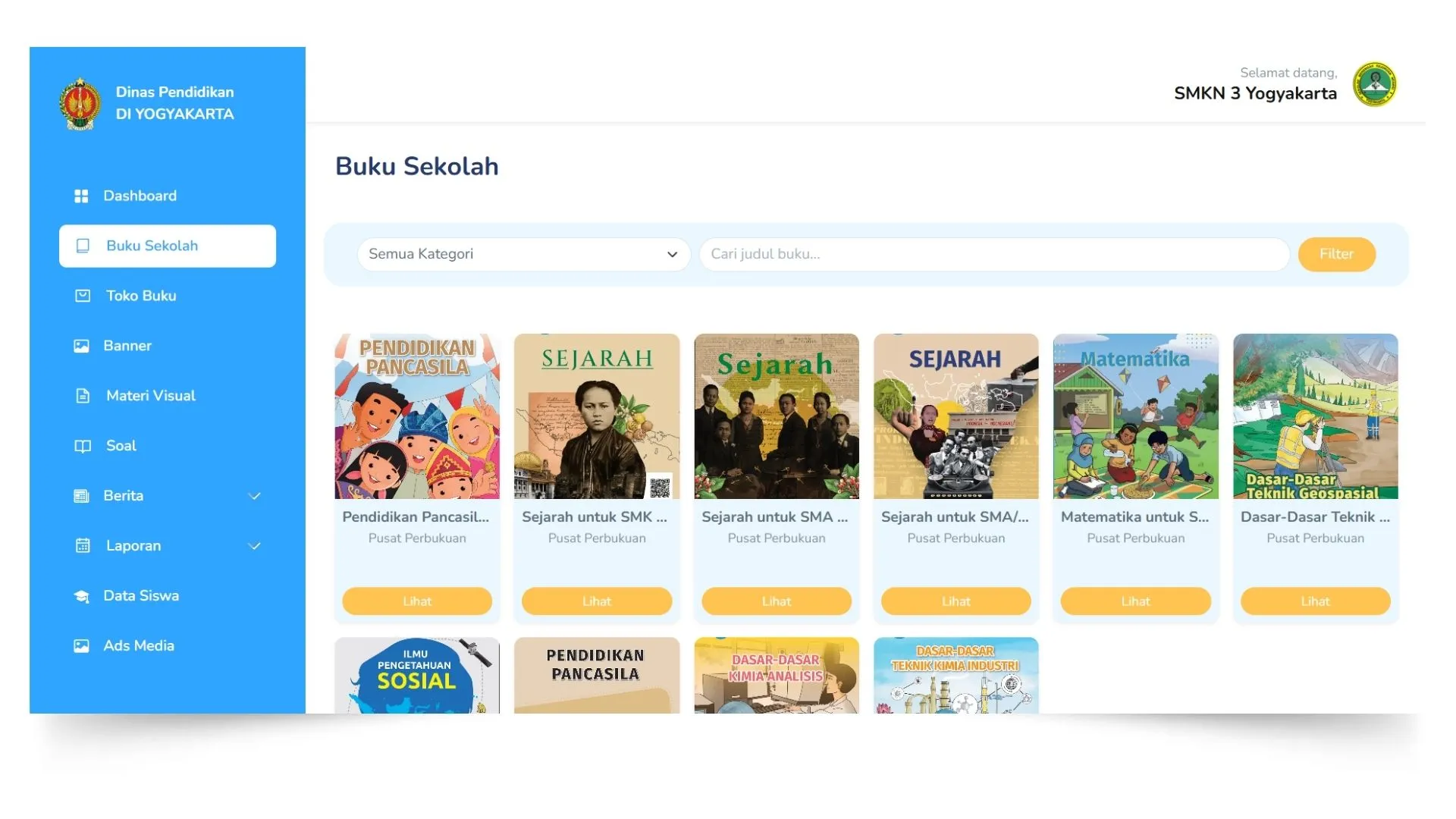 Daftar Buku Sekolah