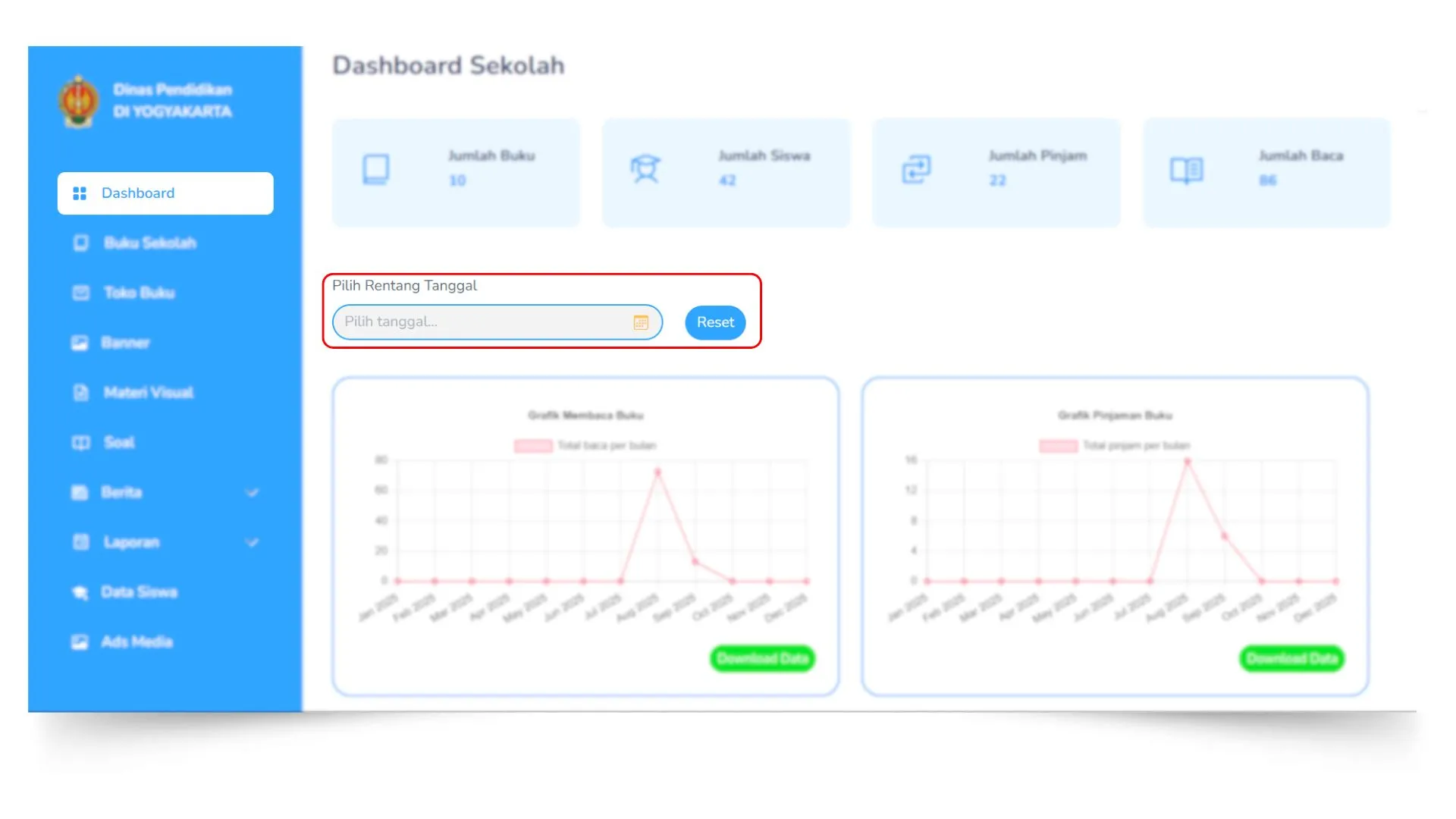 Filter Rentang Tanggal
